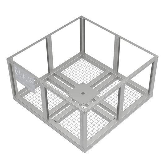 Elios Basket 4 Panel Post - Durable Base for Solar Pole Mount Systems