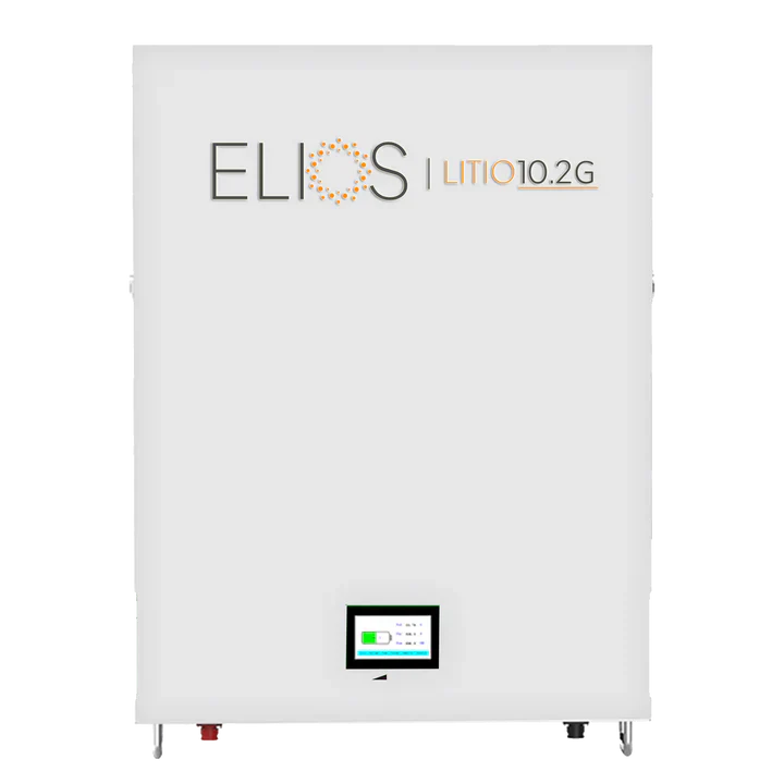Elios Litio10.2G - 10,24 kWh | Système de Stockage d'Énergie Solaire Hybride Mural | Certifié UL1973