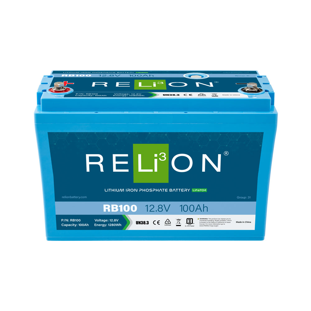 RELION 12V 100Ah LiFePO4 Battery | RB100