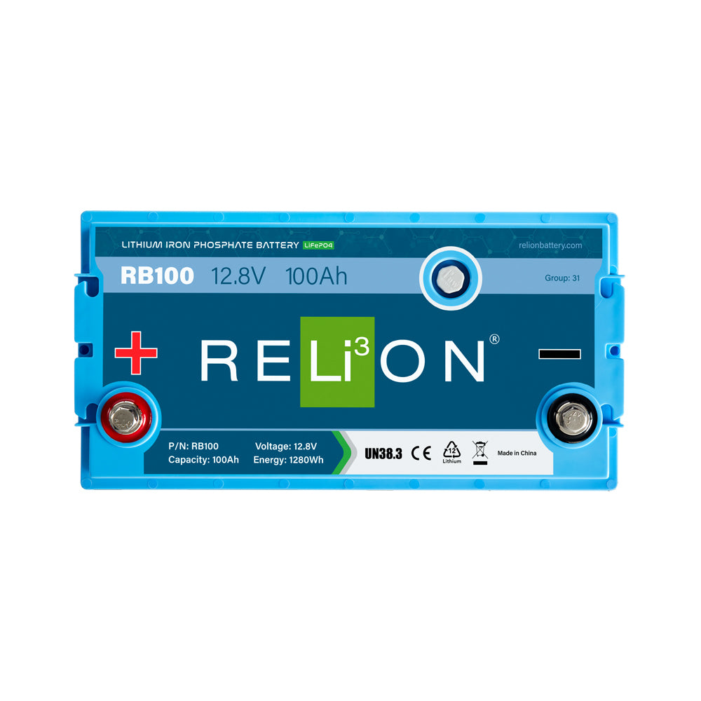 RELION 12V 100Ah LiFePO4 Battery | RB100